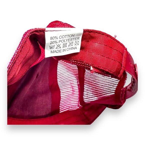 Unisex Baseball Cap Sh*t Show Supervisor Red Distressed Truckers Style NEW Fun - Picture 4 of 4